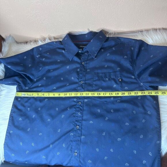 Marmot For Life Shirt Sleeve Button Up Tech Shirt Size XL - Picture 7 of 9